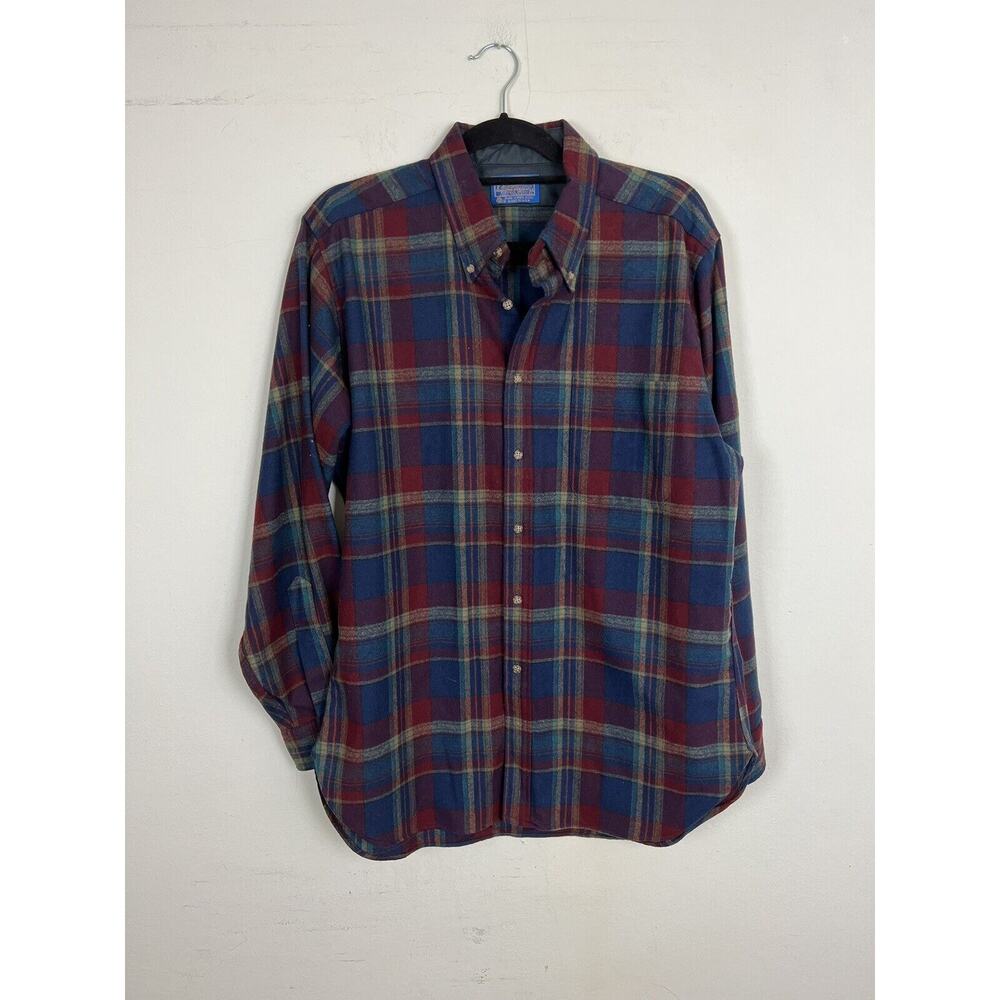 Vintage Pendleton 100% Virgin Wool Flannel. Size L